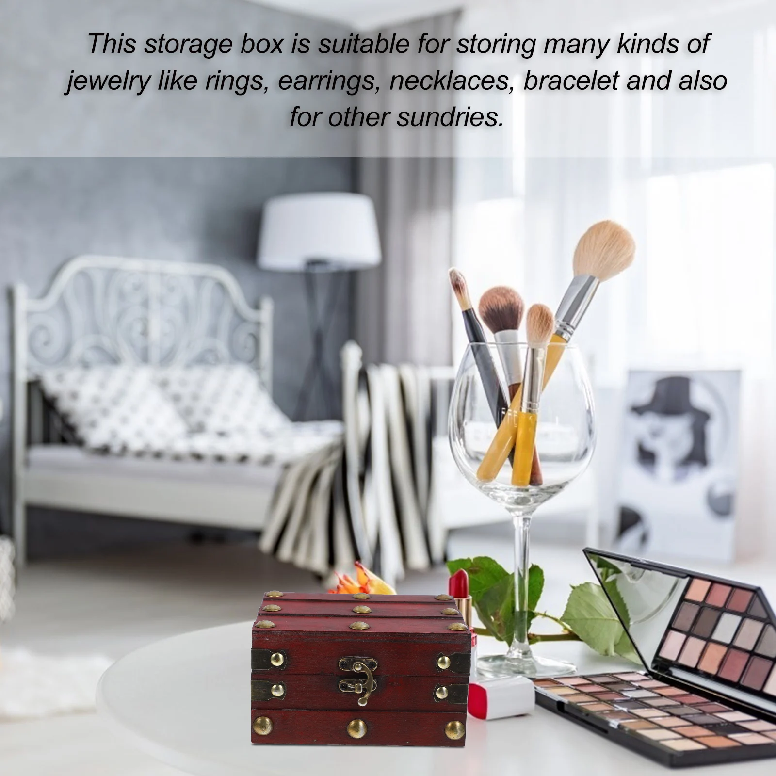 Large Capacity Jewelry Chest Trinket Boxes Organizers and Storage Vintage Holder Treasure Containers Case
Large Capacity Jewelry Chest Trinket Boxes Organizers and Storage Vintage Holder Treasure Containers Case