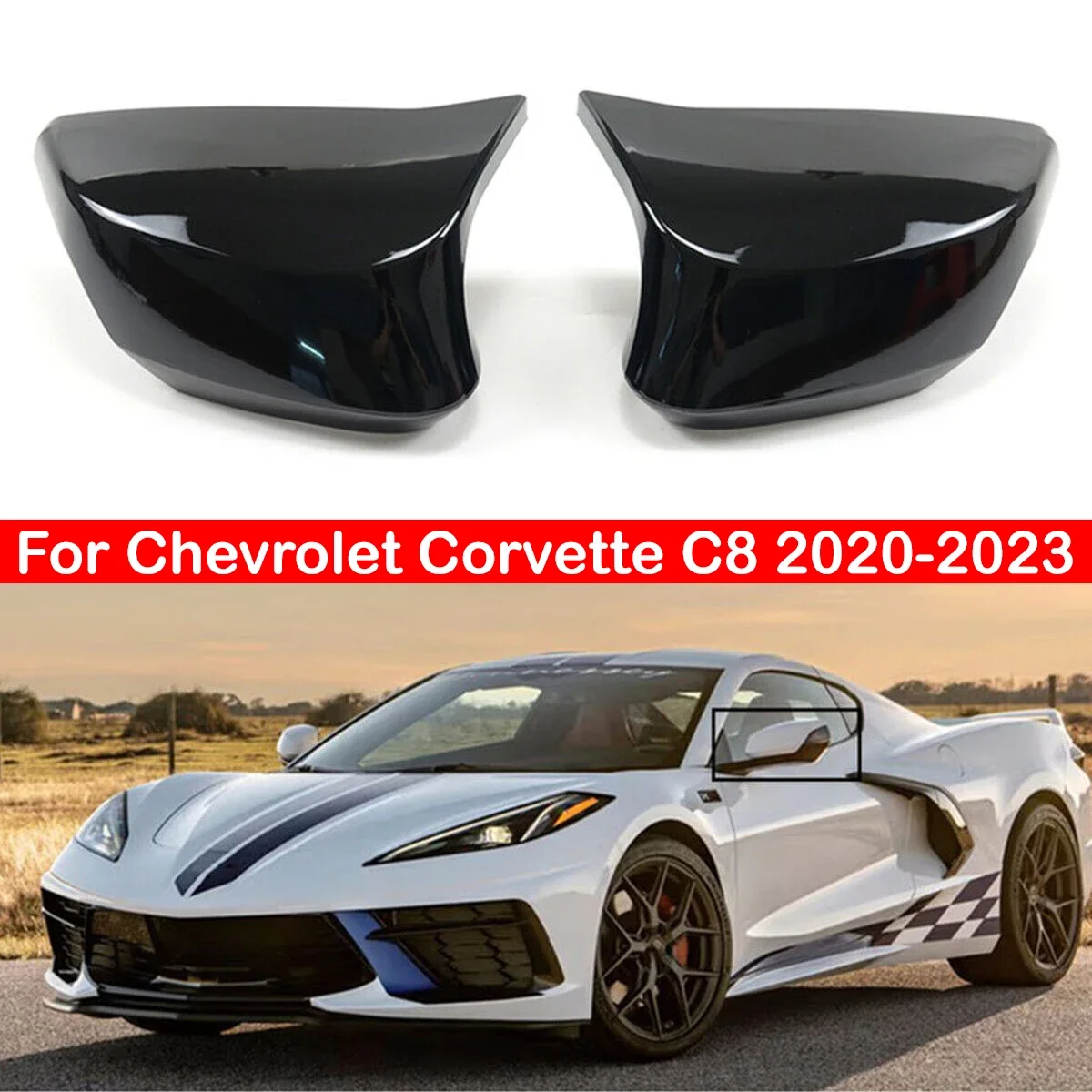 Наклейка на боковое зеркало заднего вида для Chevrolet Corvette C8 2020-2023
Наклейка на боковое зеркало заднего вида для Chevrolet Corvette C8 2020-2023