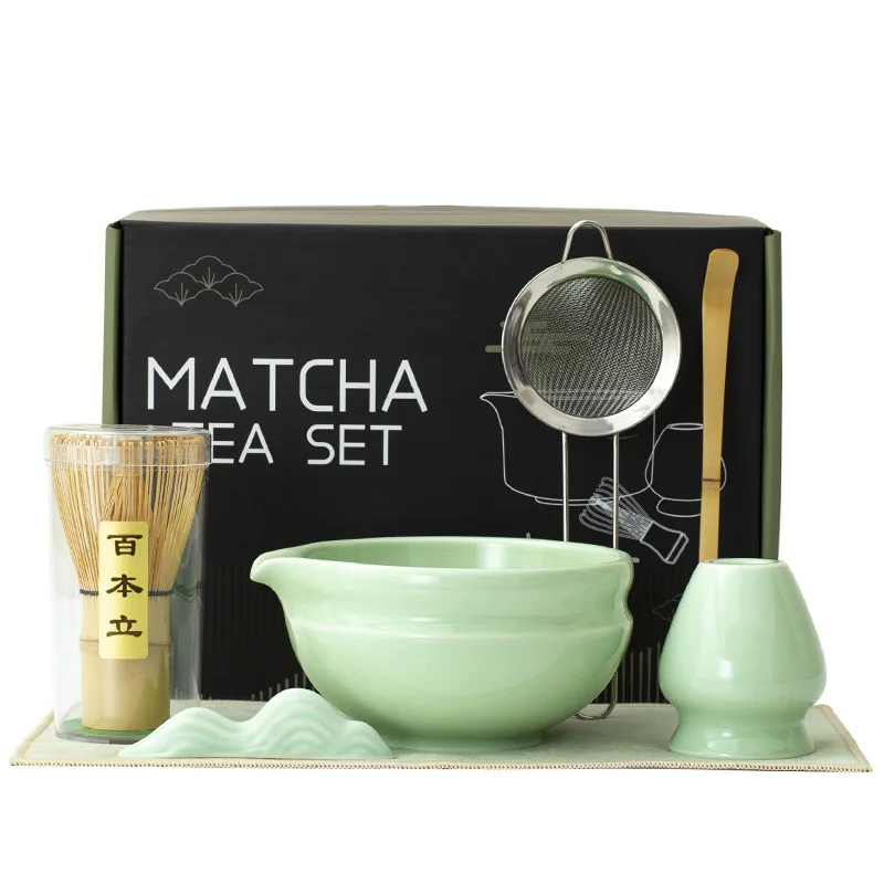 Chawan Matcha Bowl Japanese Tea Set Kiln Baked with Mouth Pick Color Box
Chawan Matcha Bowl Japanese Tea Set Kiln Baked with Mouth Pick Color Box
