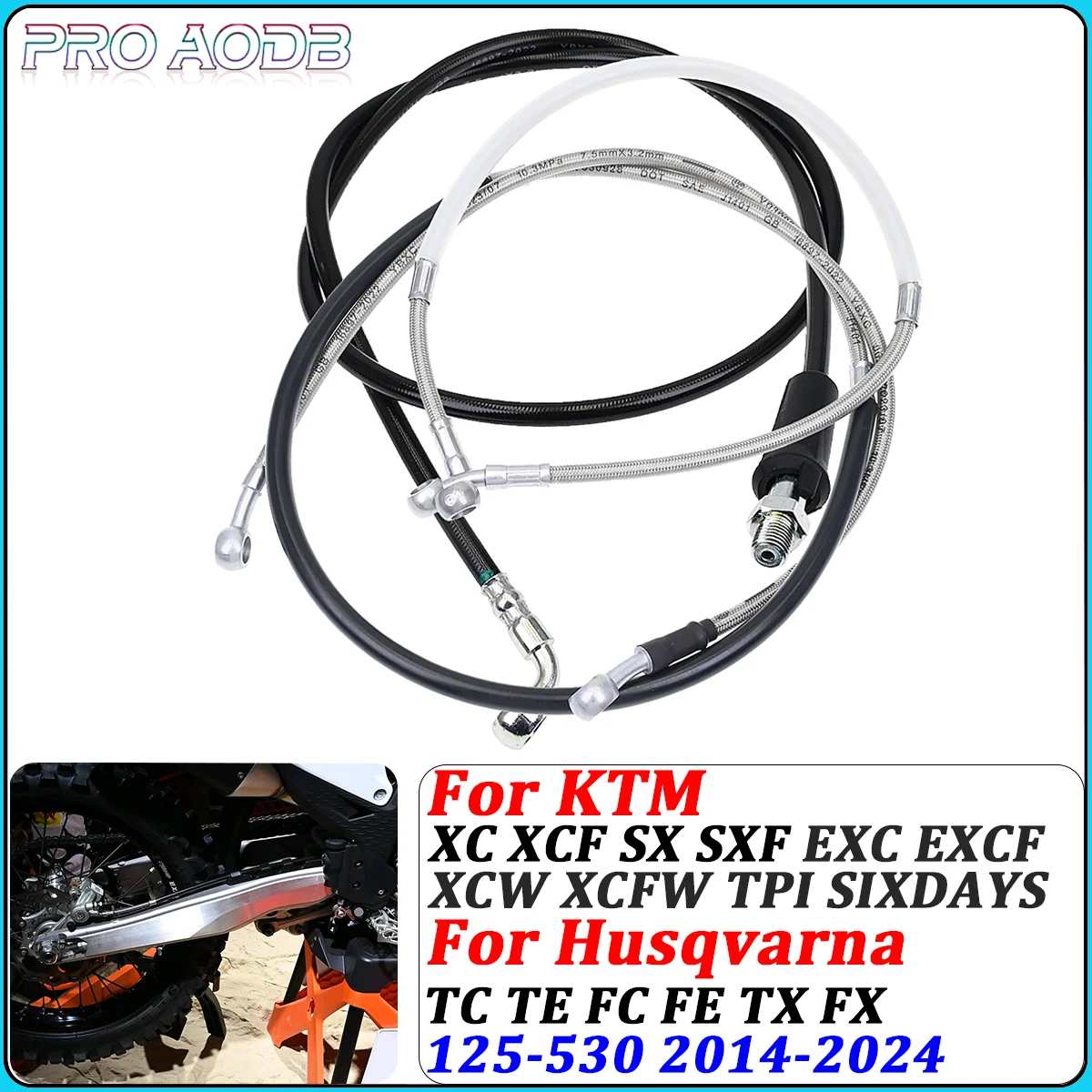 Motorcycle Front And Rear Brake Oil Hose Line For KTM SX XC SXF XCF EXC EXCF 125-530 For Husqvarna TC TX TE FC FX FE 125-501
Motorcycle Front And Rear Brake Oil Hose Line For KTM SX XC SXF XCF EXC EXCF 125-530 For Husqvarna TC TX TE FC FX FE 125-501