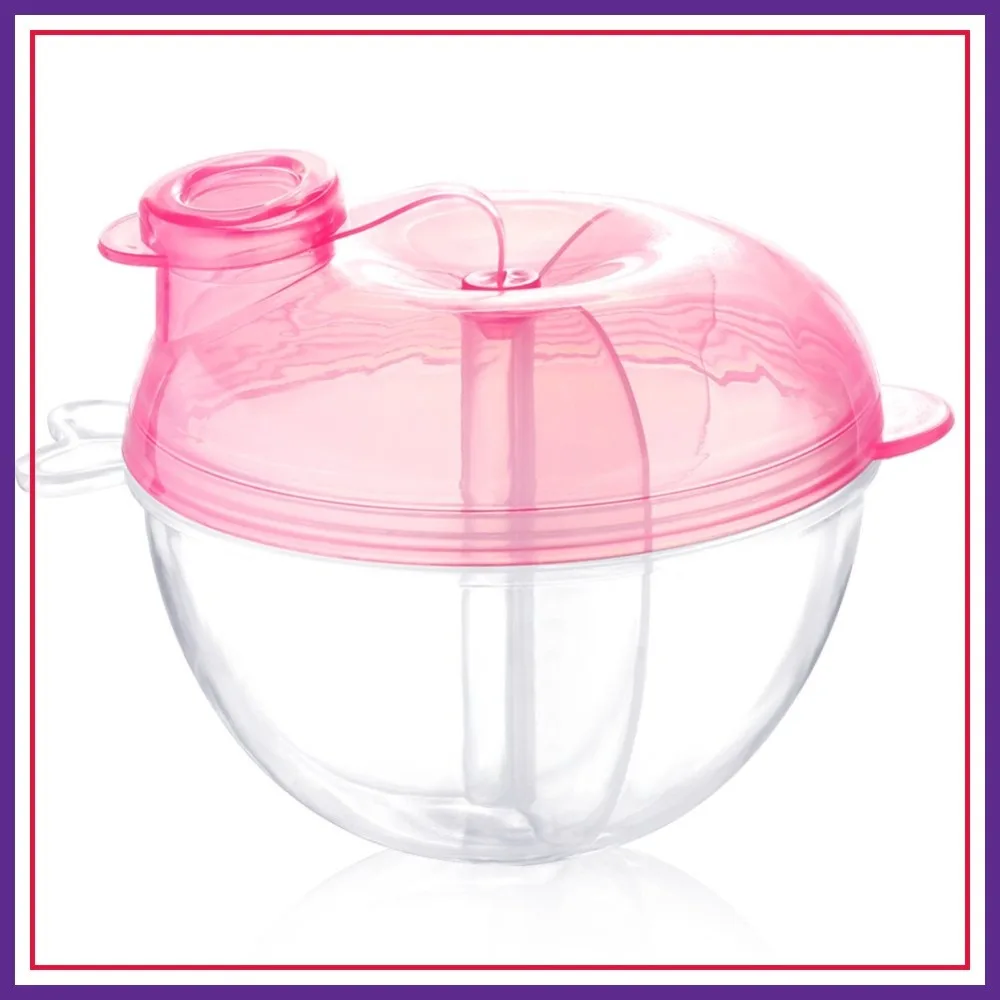 3-Compartment Baby Formula Dispenser for Travel, Non-Spill Milk Powder Container, BPA-Free, Pink
3-Compartment Baby Formula Dispenser for Travel, Non-Spill Milk Powder Container, BPA-Free, Pink