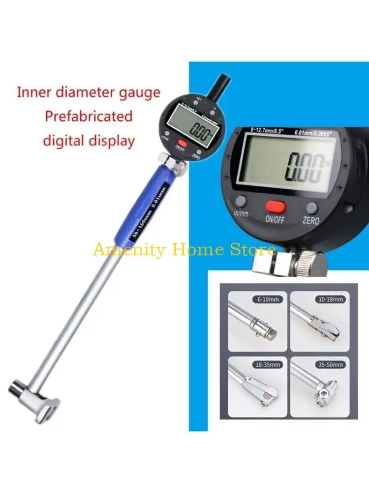 F26C Индикатор внутреннего диаметра 0–12,7 мм/0,5 дюйма, разрешение 0,01 мм с измерительным стержнем
F26C Индикатор внутреннего диаметра 0–12,7 мм/0,5 дюйма, разрешение 0,01 мм с измерительным стержнем