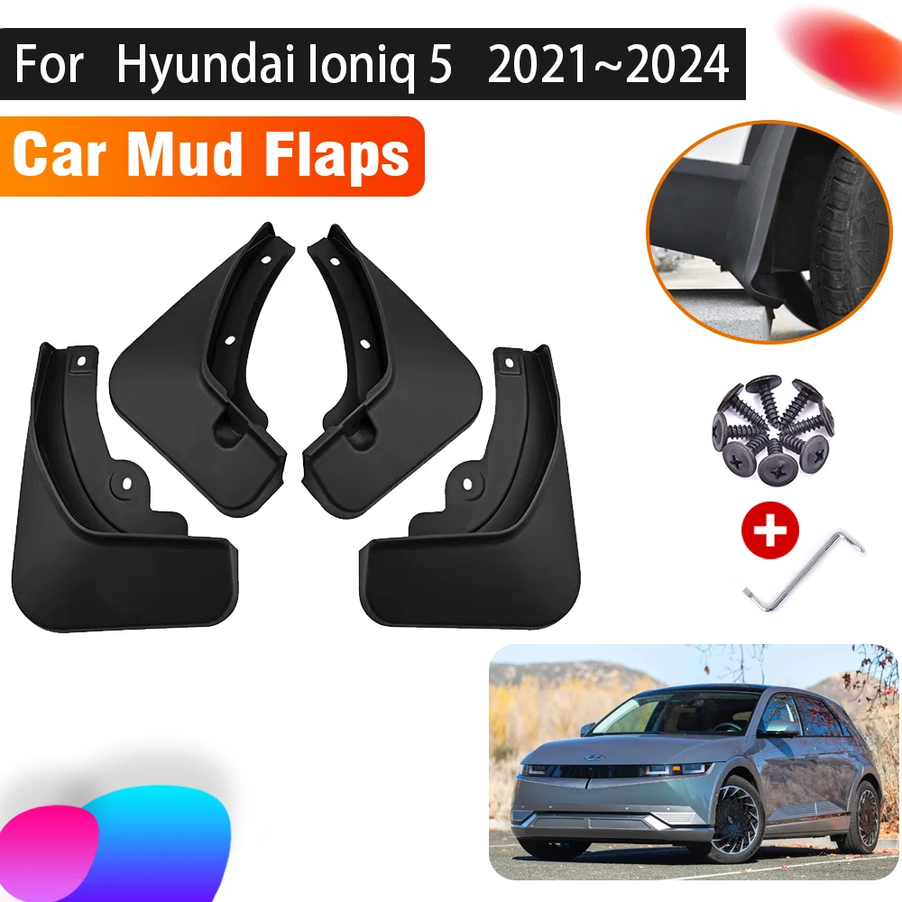 Car Mudguard For Hyundai Ioniq 5 2021 Auto 2022 2023 2024 4 PCS Mud Flaps Front Rear Fenders Anti-splash Car Accessories Mudflap
Car Mudguard For Hyundai Ioniq 5 2021 Auto 2022 2023 2024 4 PCS Mud Flaps Front Rear Fenders Anti-splash Car Accessories Mudflap