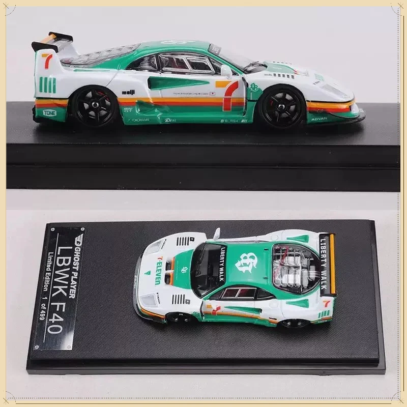 Модель автомобиля Ghost Player F40 LBWK из сплава, масштаб 1:64, сувенир, коллекционный предмет, подарок для хобби
Модель автомобиля Ghost Player F40 LBWK из сплава, масштаб 1:64, сувенир, коллекционный предмет, подарок для хобби
