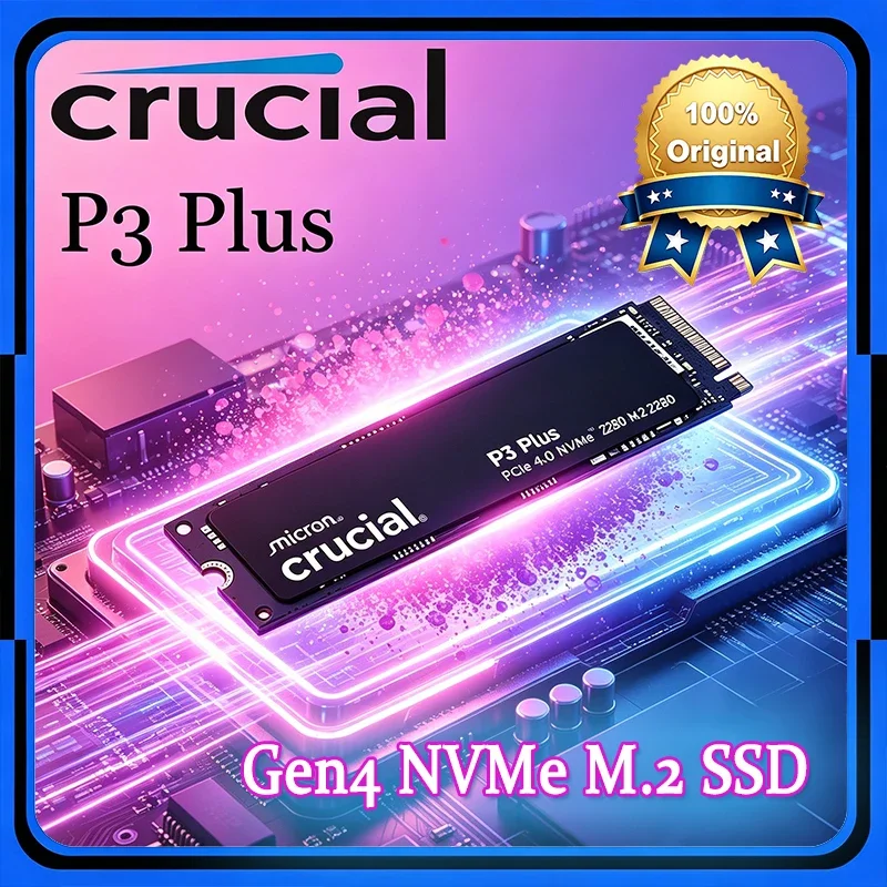 Crucial P3 Plus SSD Internal Hard Drive 1TB 2TB PCIe Gen4 NVMe M.2 SSD (OEM Package)&Crucial NVME 2280 P310 1TB SSD&Crucial T500
Crucial P3 Plus SSD Internal Hard Drive 1TB 2TB PCIe Gen4 NVMe M.2 SSD (OEM Package)&Crucial NVME 2280 P310 1TB SSD&Crucial T500