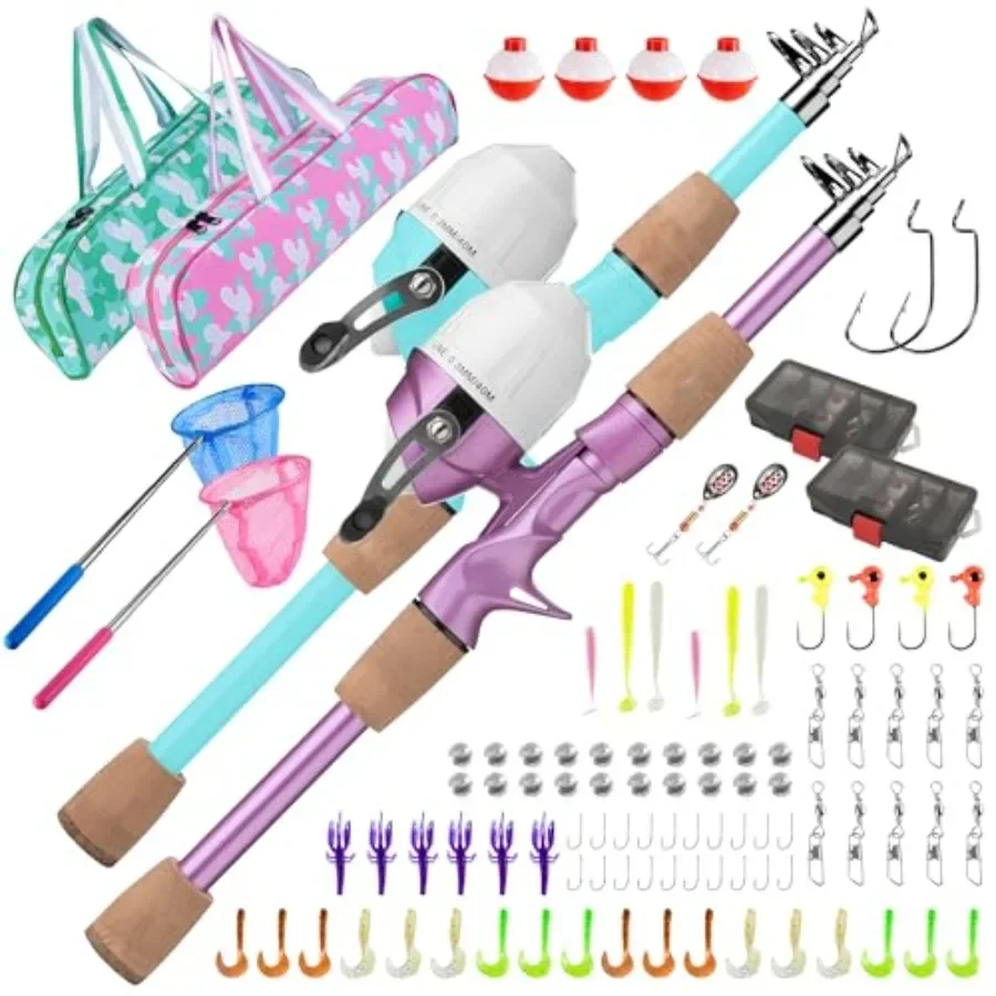 Fishing Pole for outdoor use, lightweight aluminum alloy, blue and yellow, telescopic design with included tackle box, bag, and
Fishing Pole for outdoor use, lightweight aluminum alloy, blue and yellow, telescopic design with included tackle box, bag, and