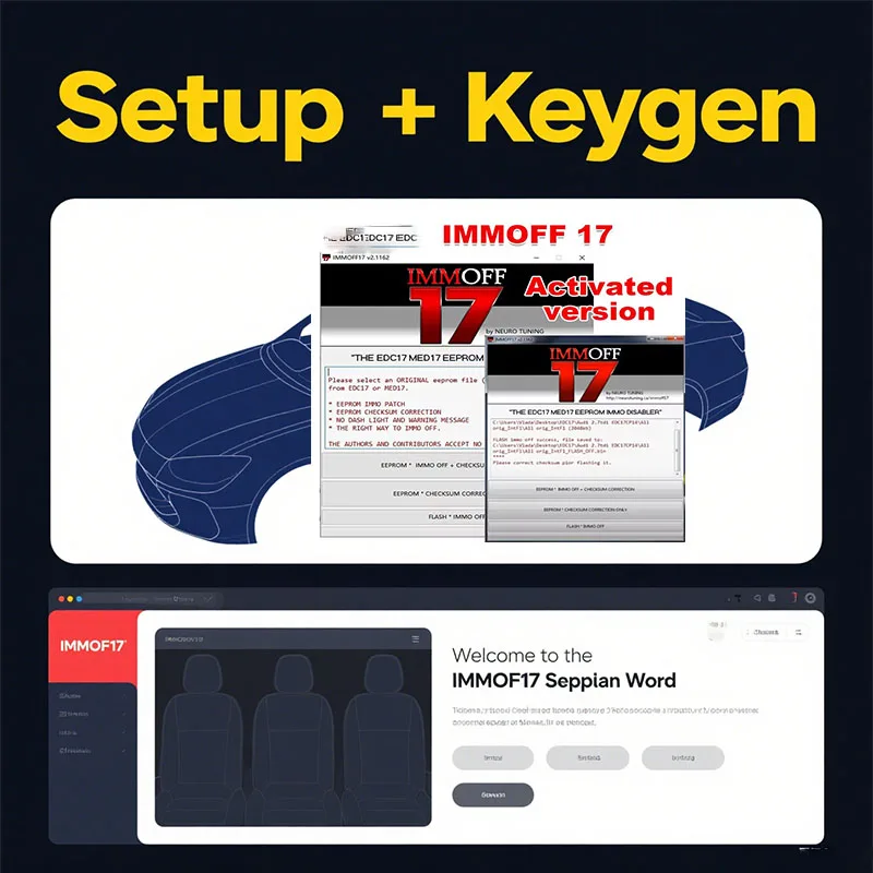 IMMOFF17 Software IMMO OFF 17 Activate Version EDC17 MED 17 Immo Off Ecu EEPROM IMMO PATCH Checksum Correction To IMMO OFF Flash
IMMOFF17 Software IMMO OFF 17 Activate Version EDC17 MED 17 Immo Off Ecu EEPROM IMMO PATCH Checksum Correction To IMMO OFF Flash