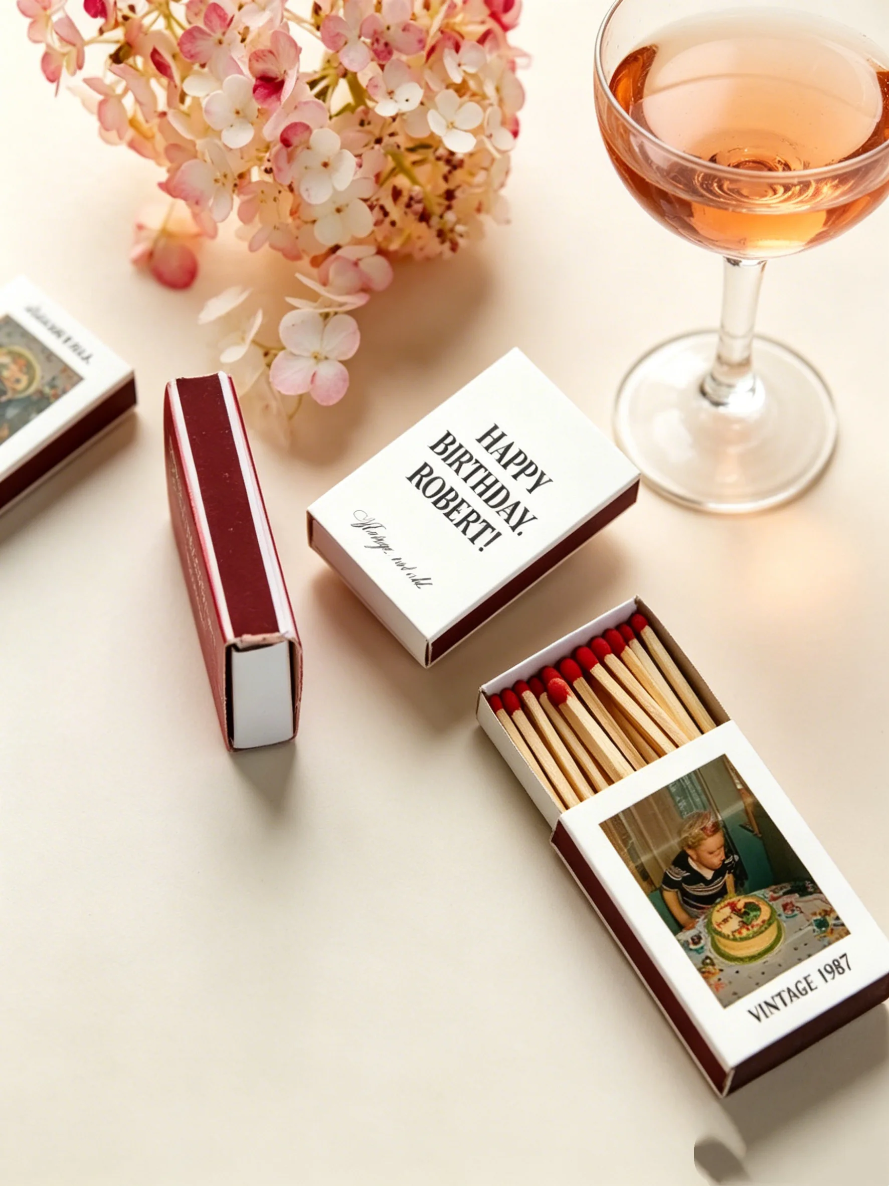 Custom Personalized Photo Matchboxes & Matchbooks, Unique Birthday Party Favors, Table Decorations & Guest Gifts
Custom Personalized Photo Matchboxes & Matchbooks, Unique Birthday Party Favors, Table Decorations & Guest Gifts