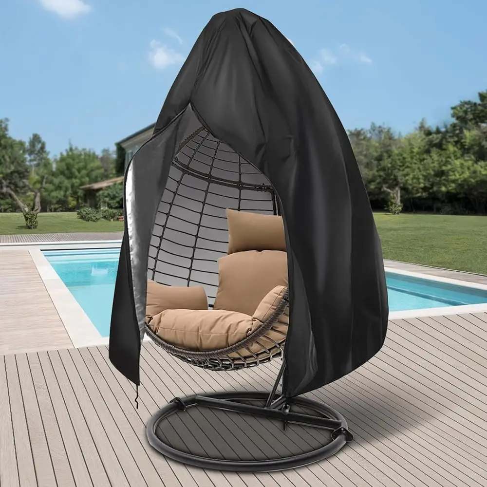 【2025 Upgrade】420D Patio Egg Chair Cover With Zipper,Outdoor Hanging Egg Chair Covers.,Uv Resistant,Windproof Heavy Duty,Wicker
【2025 Upgrade】420D Patio Egg Chair Cover With Zipper,Outdoor Hanging Egg Chair Covers.,Uv Resistant,Windproof Heavy Duty,Wicker