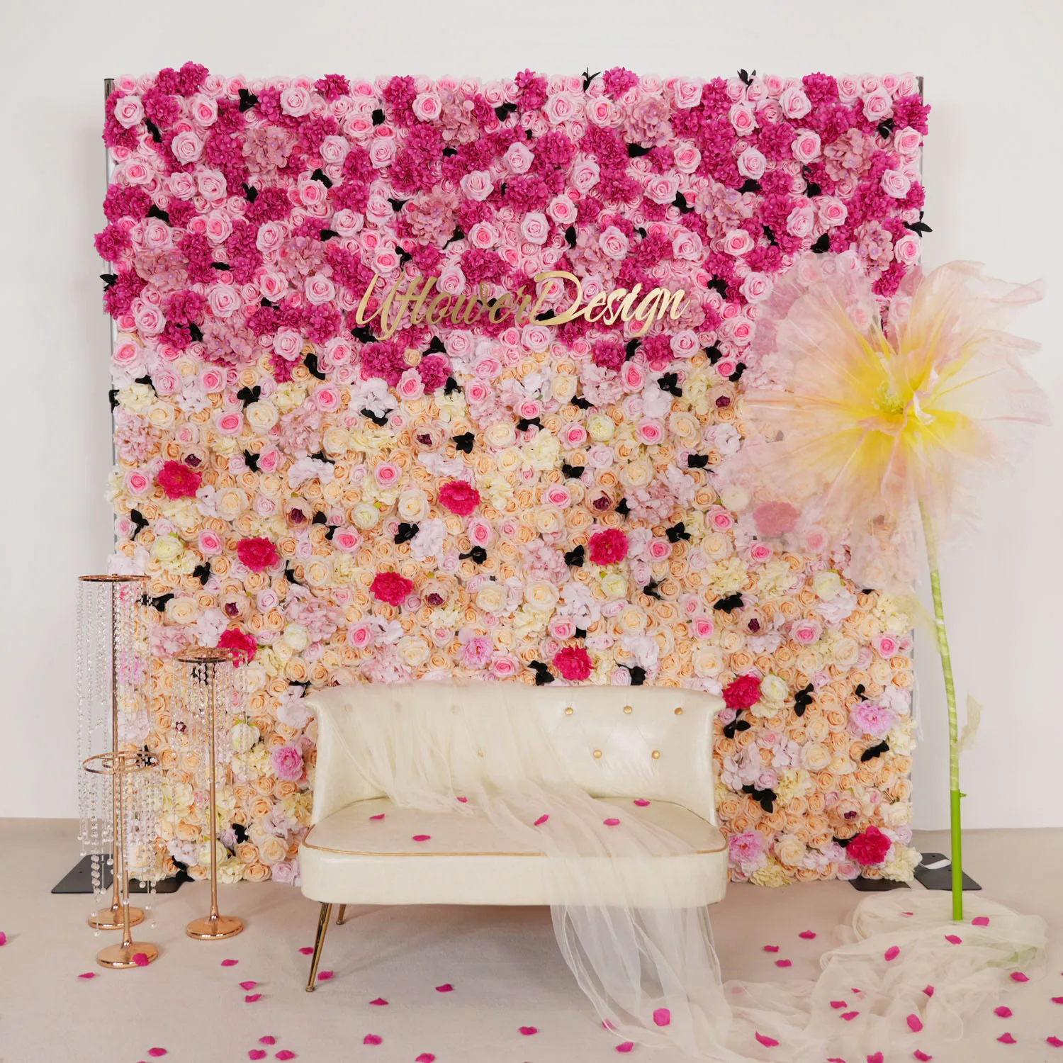 Uflower Pink Yellow Silk Rose Hydrangea Flower Wall Artificial Flower Wedding Decoration Floral Wall BabyShow Party Backdrop
Uflower Pink Yellow Silk Rose Hydrangea Flower Wall Artificial Flower Wedding Decoration Floral Wall BabyShow Party Backdrop