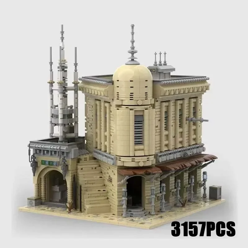 Космическая сцена фильма, модульное здание, MOC, строительные блоки, бутик, модель отеля, технология, кирпичи, коллекция UCS, игрушки, подарки
Космическая сцена фильма, модульное здание, MOC, строительные блоки, бутик, модель отеля, технология, кирпичи, коллекция UCS, игрушки, подарки