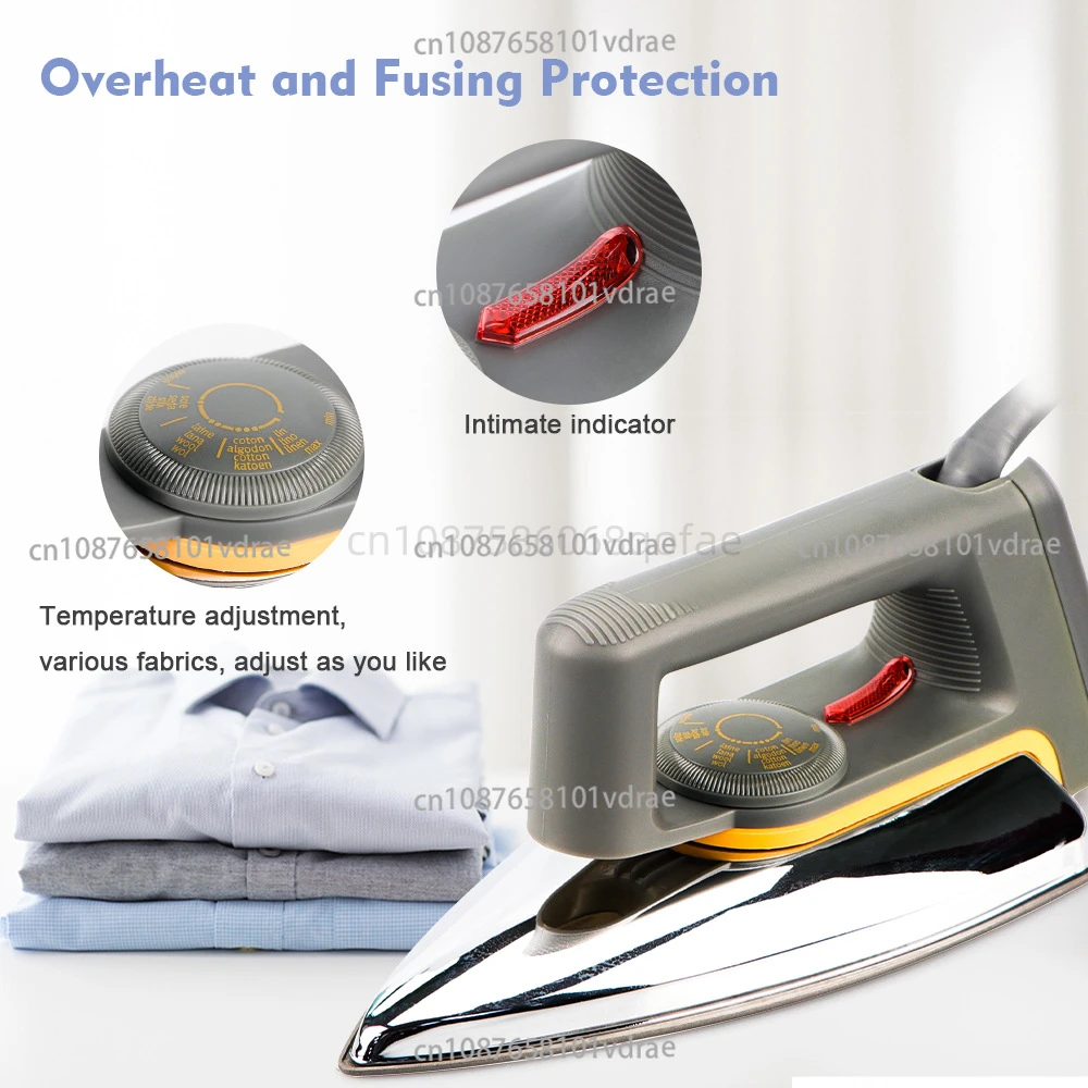 Household old-fashioned dry ironing electric iron, no water and no steam heat transfer, heat transfer drill sticker veneer
Household old-fashioned dry ironing electric iron, no water and no steam heat transfer, heat transfer drill sticker veneer