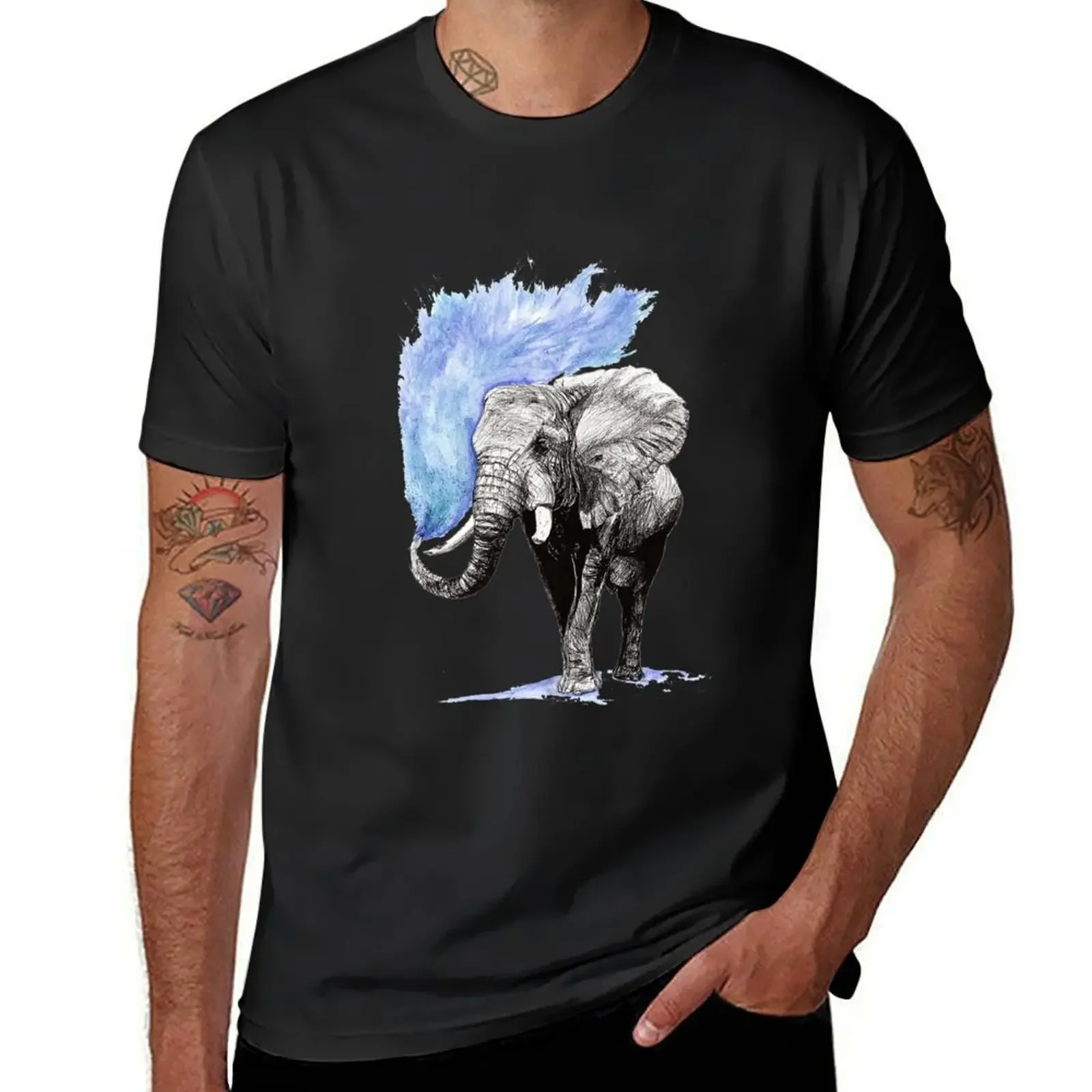 Elephant T-Shirt blue archive designer shirts sublime funny t shirts for men
Elephant T-Shirt blue archive designer shirts sublime funny t shirts for men