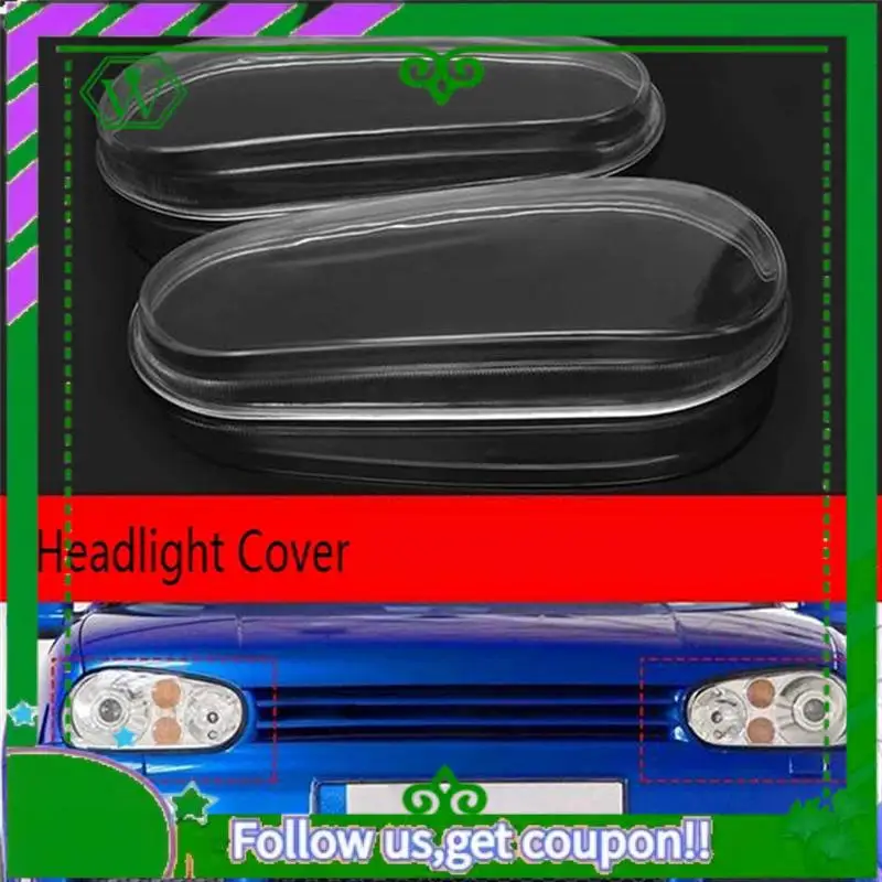 AC34-1Pair Headlight Lampshade Transparent Shell Replacement For VW Golf MK4 R32 1999-2005 Head Light Lamp Housing Lens Protecti
AC34-1Pair Headlight Lampshade Transparent Shell Replacement For VW Golf MK4 R32 1999-2005 Head Light Lamp Housing Lens Protecti