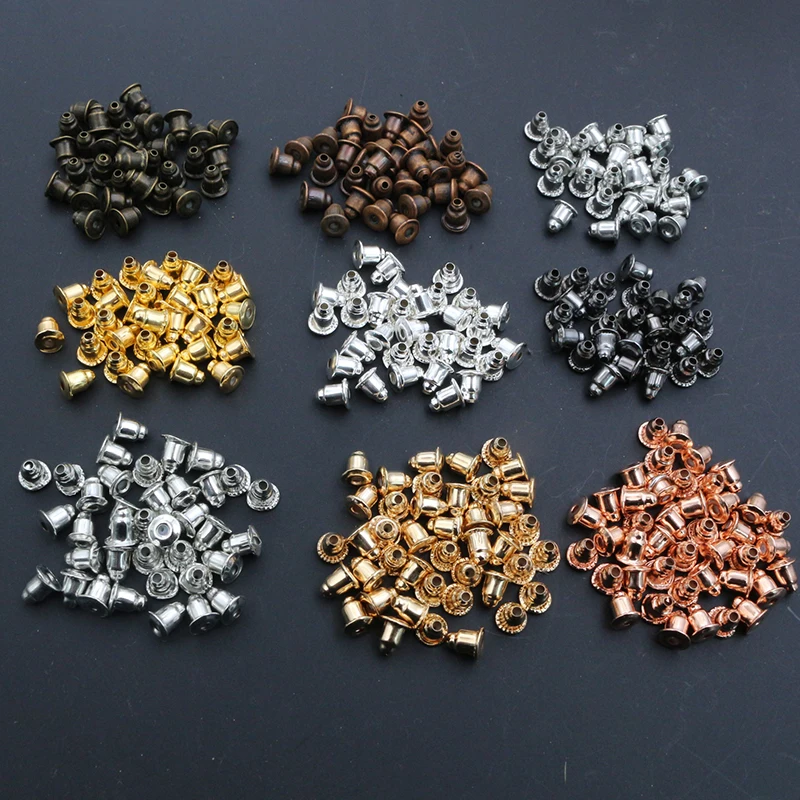 200pcs High Quality bullet Earring Backs Classic 8 Colors Plated Metal Back Plug Settings Base Ear Studs
200pcs High Quality bullet Earring Backs Classic 8 Colors Plated Metal Back Plug Settings Base Ear Studs