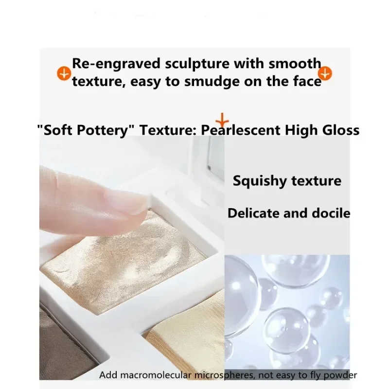 Little Ondine Xiaoaoting Original 4-Color Highlight Contour Bronzer All-In-One Palette Shadow Nose Silhouette Rare Beauty Makeup
Little Ondine Xiaoaoting Original 4-Color Highlight Contour Bronzer All-In-One Palette Shadow Nose Silhouette Rare Beauty Makeup