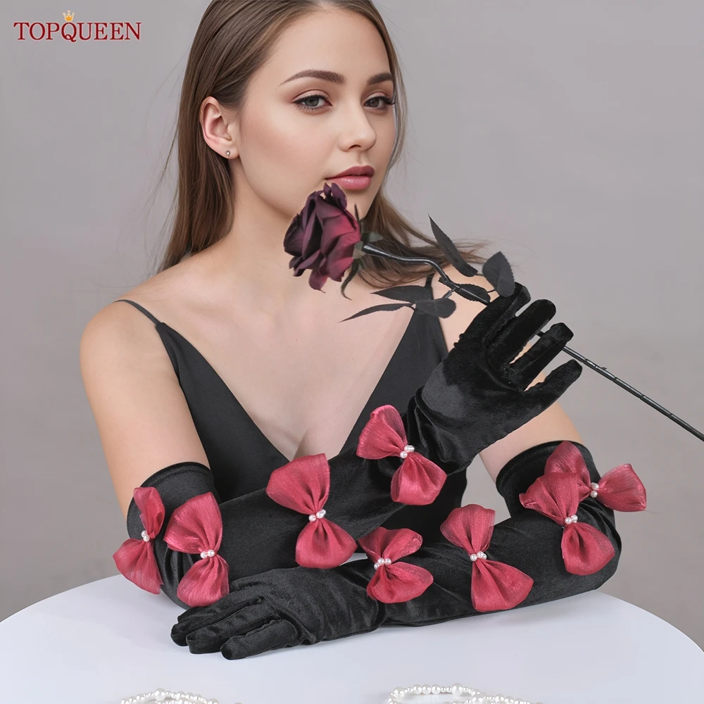 TOPQUEEN T34 свадебные перчатки с бантом и аппликацией, черные высококачественные свадебные аксессуары длиной до локтя, аксессуары для выступлений
TOPQUEEN T34 свадебные перчатки с бантом и аппликацией, черные высококачественные свадебные аксессуары длиной до локтя, аксессуары для выступлений
