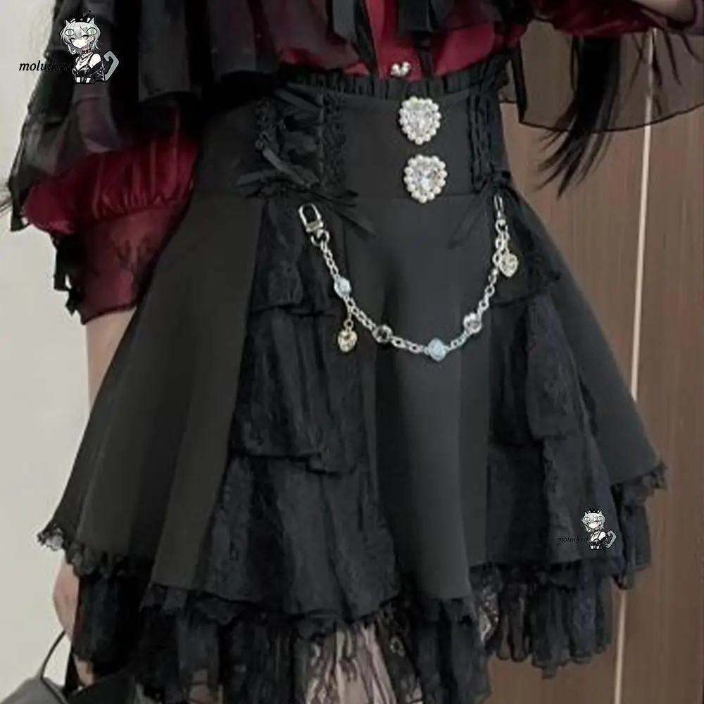 Japanese Gothic Lolita Style Blouse Top & Mini Skirt, Cute Sweet Aesthetic, Multiple Styles Available, Versatile Matching
Japanese Gothic Lolita Style Blouse Top & Mini Skirt, Cute Sweet Aesthetic, Multiple Styles Available, Versatile Matching
