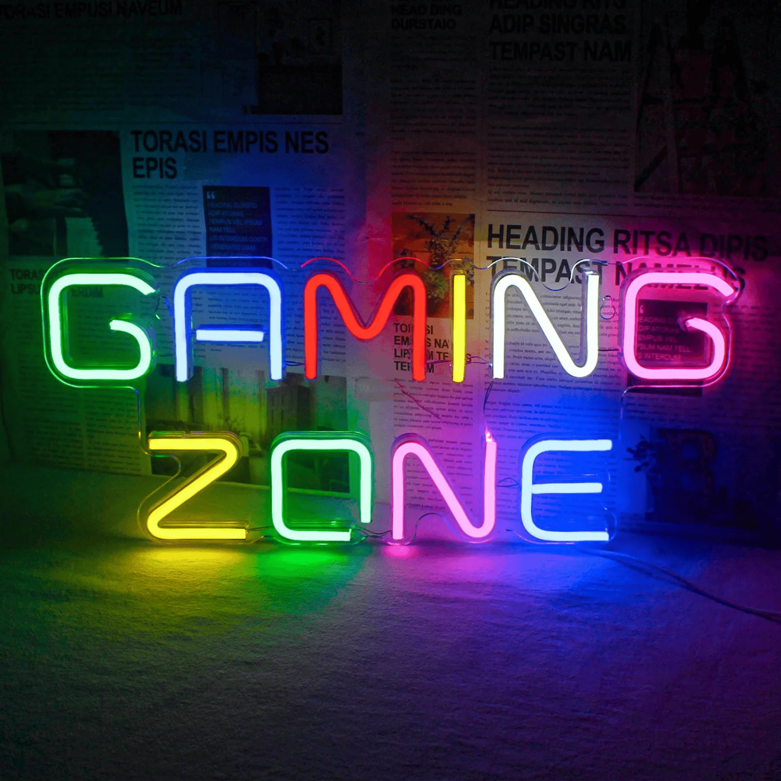 LED Gaming Zone Neon Sign Multicolor USB Powered Wall Light Gamer Room Decor Man Cave Game Bar Bedroom Streamer Aesthetic Hanging Lamp
LED Gaming Zone Neon Sign Multicolor USB Powered Wall Light Gamer Room Decor Man Cave Game Bar Bedroom Streamer Aesthetic Hanging Lamp