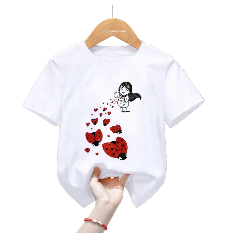 Watercolor Girls Love Beetle Print T Shirt For Girls Funny Kawaii Kids Clothes White Short Sleeve Tshirt Summer Fashion T-Shirt
Watercolor Girls Love Beetle Print T Shirt For Girls Funny Kawaii Kids Clothes White Short Sleeve Tshirt Summer Fashion T-Shirt
