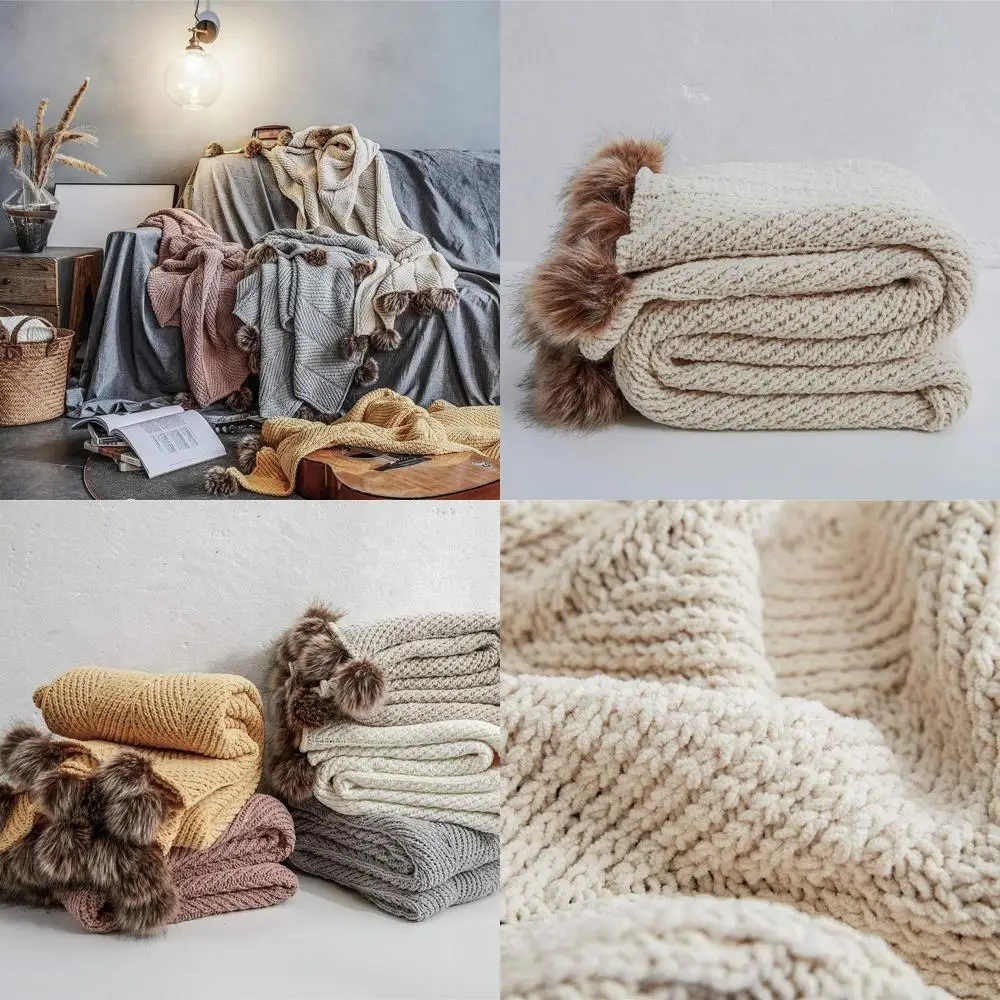 Уютное вязаное одеяло, очень мягкое и теплое, 51x63 бежевого абрикоса для дивана и дивана
Уютное вязаное одеяло, очень мягкое и теплое, 51x63 бежевого абрикоса для дивана и дивана