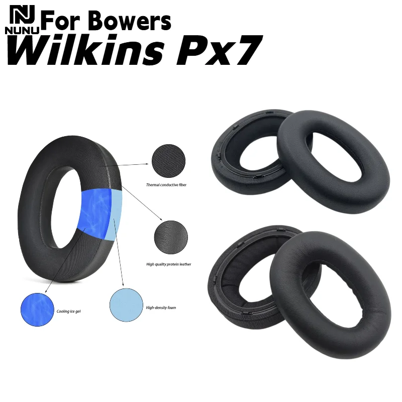 NUNU Replacement Protein skin /Ice gel /lambskin Ear Pads With buckle for Bowers & Wilkins Px7 Headphones Earmuff Repair Parts
NUNU Replacement Protein skin /Ice gel /lambskin Ear Pads With buckle for Bowers & Wilkins Px7 Headphones Earmuff Repair Parts