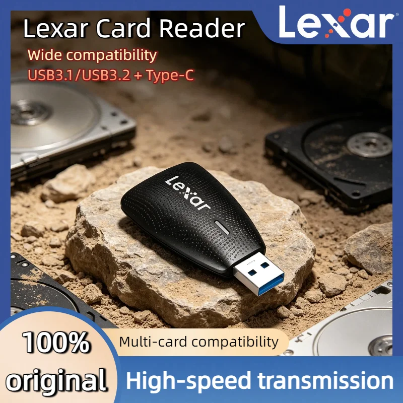 Lexar Type-C Card Reader USB3.1 USB3.2 to SD MicroSD TF Card for PC Laptop Smart Memory Card Reader SD Adapter
Lexar Type-C Card Reader USB3.1 USB3.2 to SD MicroSD TF Card for PC Laptop Smart Memory Card Reader SD Adapter