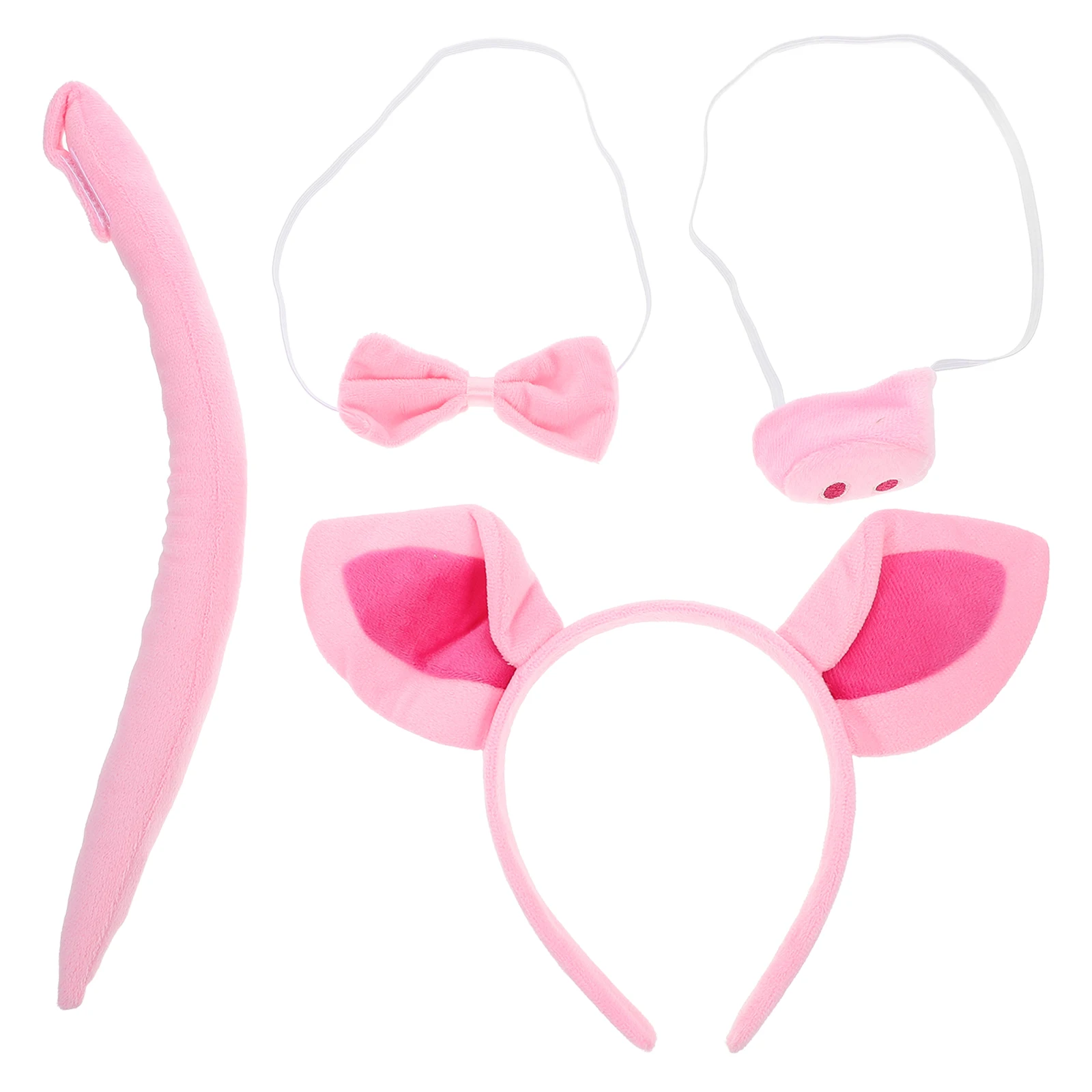 1 set Pig Costume Set Ears Headband Nose Bow Tail Decor Party Cosplay Accessories Halloween Animal Props Festival
1 set Pig Costume Set Ears Headband Nose Bow Tail Decor Party Cosplay Accessories Halloween Animal Props Festival