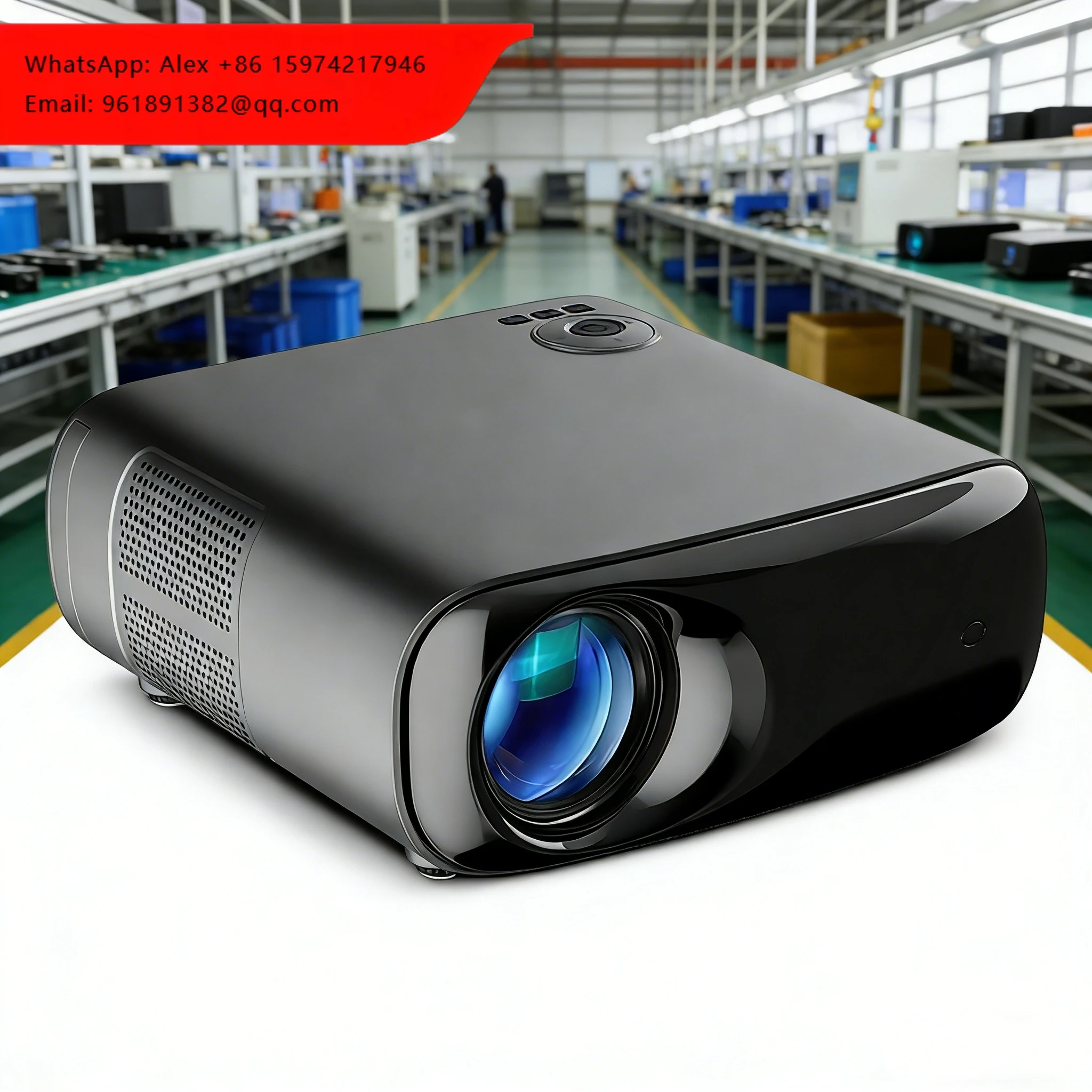OEM Portable Mini Projector ANSI 1080P Full HD Android 9 Gaming 4K Support 5G WiFi Video Projector With Bag Stand AKEY9S
OEM Portable Mini Projector ANSI 1080P Full HD Android 9 Gaming 4K Support 5G WiFi Video Projector With Bag Stand AKEY9S