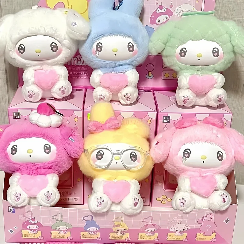 New Original Sanrio My Melody 50th Anniversary Milk Candy Series Blind Box Vinyl Doll Bag Pendant Anime Figure Kawaii Toys Gifts
New Original Sanrio My Melody 50th Anniversary Milk Candy Series Blind Box Vinyl Doll Bag Pendant Anime Figure Kawaii Toys Gifts