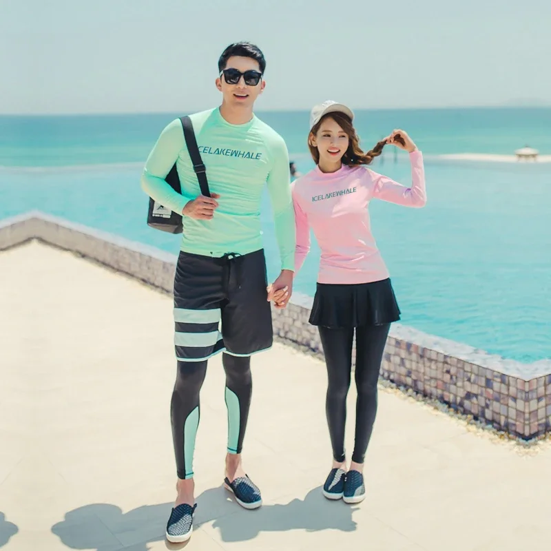 2025 Long Sleeve Couple Surf Suit Rash Guard Solid Swimsuit Legging Swimwear Surfing Suit Bathing Suit
2025 Long Sleeve Couple Surf Suit Rash Guard Solid Swimsuit Legging Swimwear Surfing Suit Bathing Suit