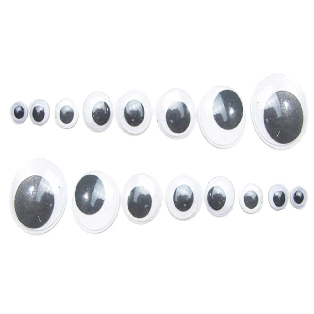 300 Pcs/3 Movable Eyes Decorative Accessories for Toys Handmade Patch DIY Black White Sticker
300 Pcs/3 Movable Eyes Decorative Accessories for Toys Handmade Patch DIY Black White Sticker