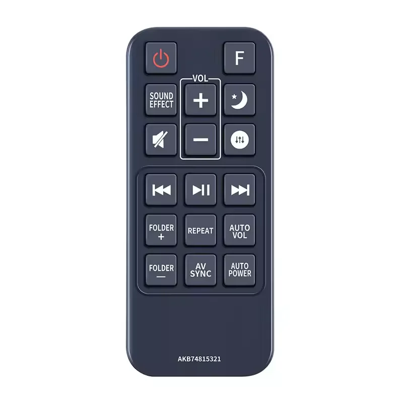 AKB74815321 is suitable for speaker remote control AKB74435311 LAP250H LAS55C LAS450 LAS450H LAS551H AKB74375511 LAS750M LAS855M
AKB74815321 is suitable for speaker remote control AKB74435311 LAP250H LAS55C LAS450 LAS450H LAS551H AKB74375511 LAS750M LAS855M