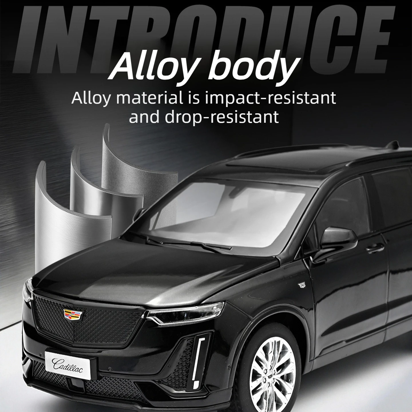 1:24 Cadillac XT6 Alloy Car Model, Pull Back Toy with Sound & Light, Exquisite Collectible, Perfect Gift for Friends
1:24 Cadillac XT6 Alloy Car Model, Pull Back Toy with Sound & Light, Exquisite Collectible, Perfect Gift for Friends