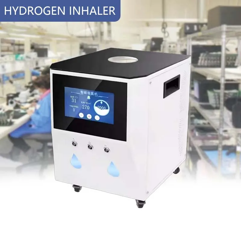 Hydrogen Inhalation Machine 99.99% Purity Dual Outlet H2 Generator PEM 900ML 1200ML 1800ML Molecular Water Electrolysis Ionizer
Hydrogen Inhalation Machine 99.99% Purity Dual Outlet H2 Generator PEM 900ML 1200ML 1800ML Molecular Water Electrolysis Ionizer