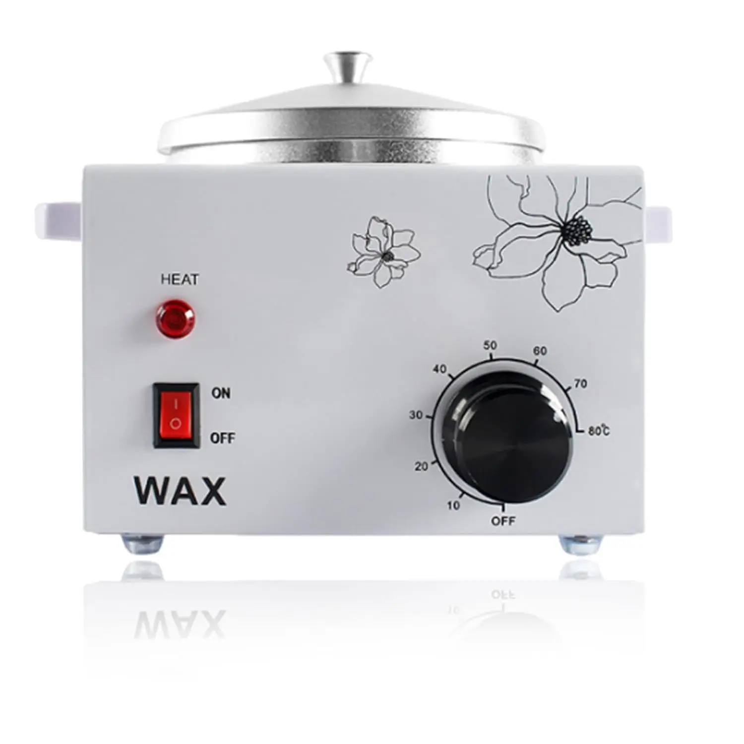 Portable Wax Warmer for Hair Removal, Adjustable Temperature Single Pot with Large Wax Pot - White
Portable Wax Warmer for Hair Removal, Adjustable Temperature Single Pot with Large Wax Pot - White