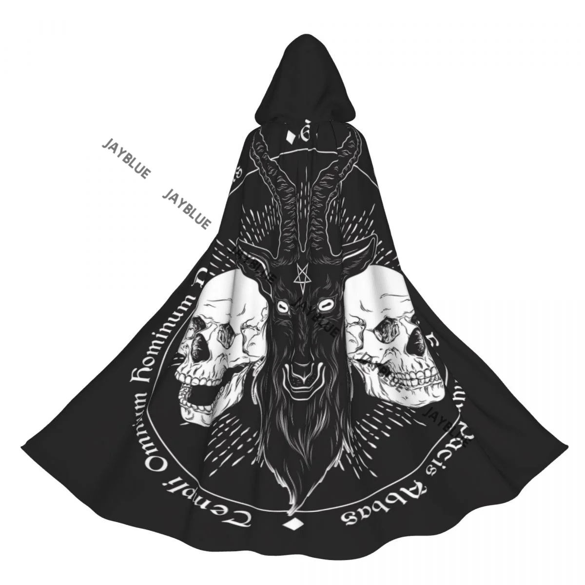 Baphomet Demon Goat Head Hooded Cloak Polyester Unisex Witch Cape Costume Accessory
Baphomet Demon Goat Head Hooded Cloak Polyester Unisex Witch Cape Costume Accessory