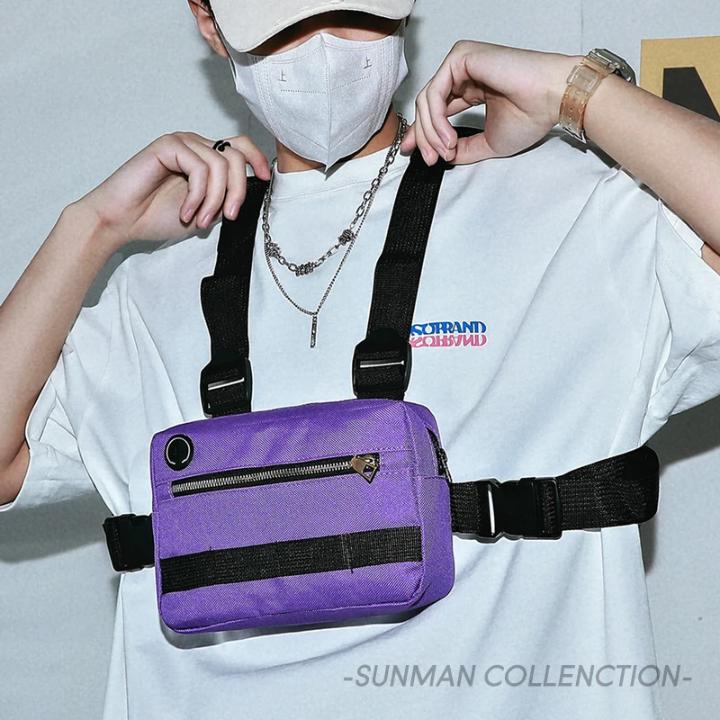 Functional Bag Fashion Brand Tactical Bag Leisure Sports Chest Bag Vest Bag Cool Tooling Bag Phone Bag
Functional Bag Fashion Brand Tactical Bag Leisure Sports Chest Bag Vest Bag Cool Tooling Bag Phone Bag