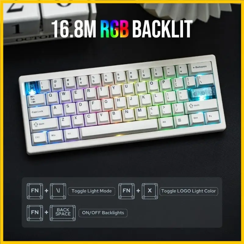 Q1JF QK61 V2 Hot Swappable 60 Percent Mechanical Keyboard for Gaming and Typing with Backlight and VIA Programmability
Q1JF QK61 V2 Hot Swappable 60 Percent Mechanical Keyboard for Gaming and Typing with Backlight and VIA Programmability