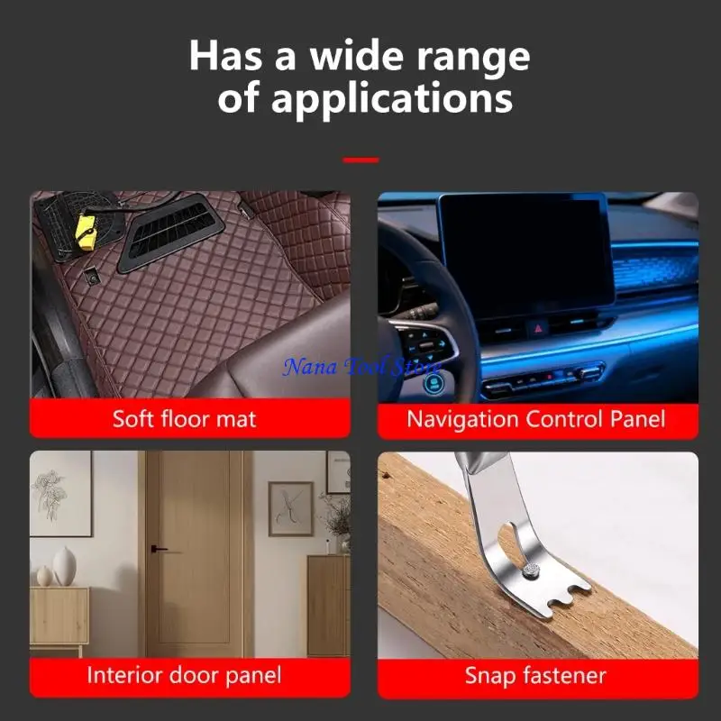 31GJ Innovative Manual Tool Panel Upholstery Fastener Screw Removal Tool For Fabric Crafts Cutting Fixing And Hole Making
31GJ Innovative Manual Tool Panel Upholstery Fastener Screw Removal Tool For Fabric Crafts Cutting Fixing And Hole Making