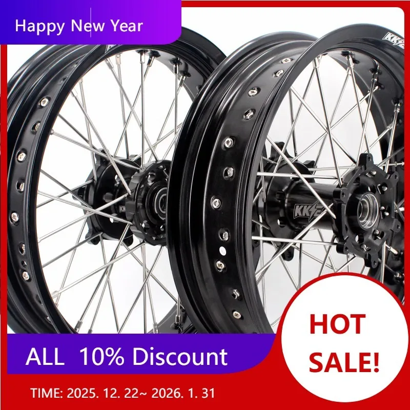 【2025】 Комплект колес Supermoto для YAMAHA WR250F 2001-2019 WR450F 2003-2018 анодированные черные ступицы и диски
【2025】 Комплект колес Supermoto для YAMAHA WR250F 2001-2019 WR450F 2003-2018 анодированные черные ступицы и диски