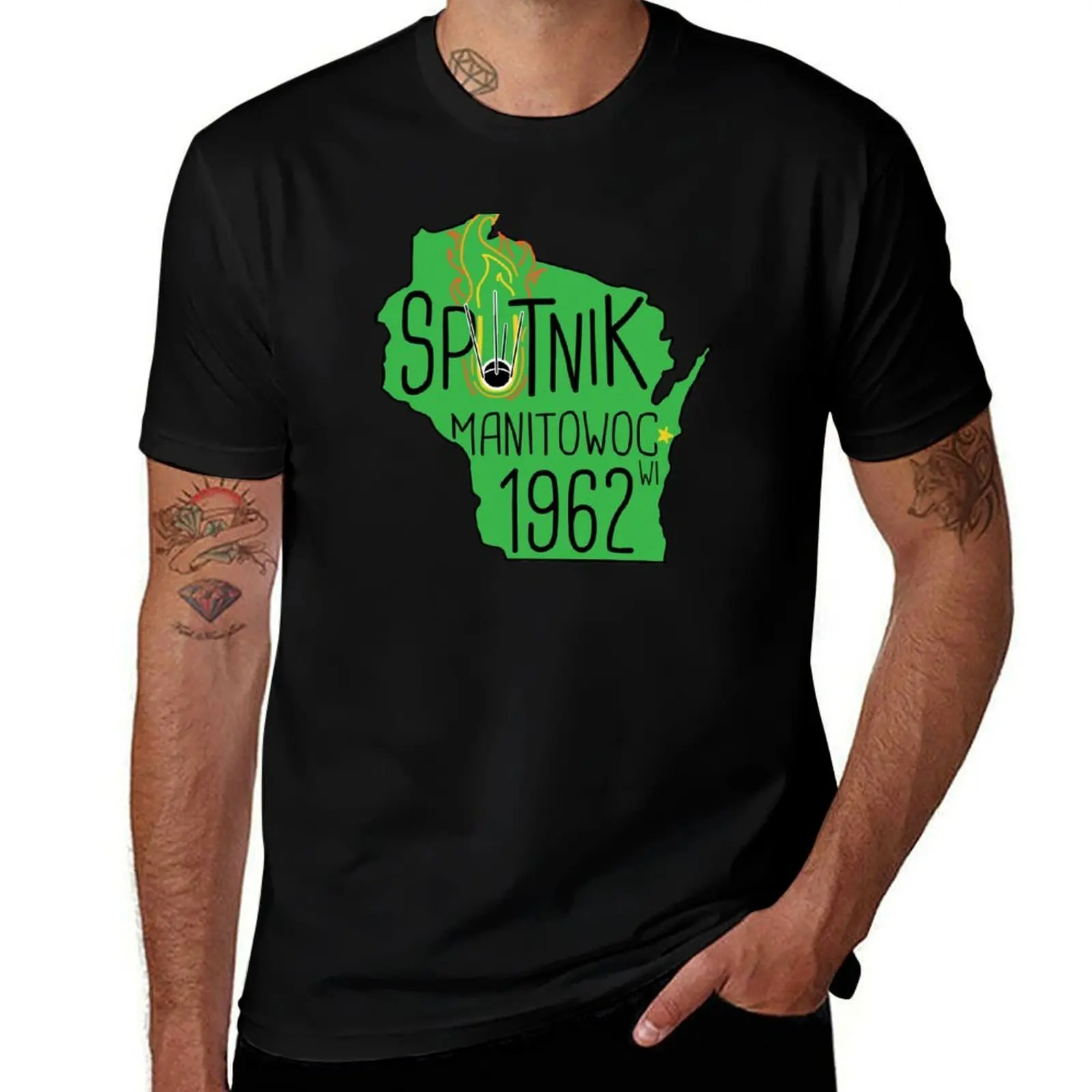 Sputnik Manitowoc T-Shirt shirts graphic tee cute clothes blanks anime figures men tshirt
Sputnik Manitowoc T-Shirt shirts graphic tee cute clothes blanks anime figures men tshirt