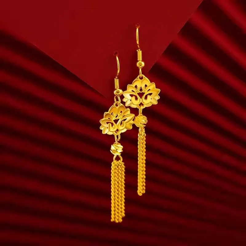 Vietnamese Sand Peacock Tassel Earrings Plated Women's Wedding Bridal Jewelry Earrings Wholesale
Vietnamese Sand Peacock Tassel Earrings Plated Women's Wedding Bridal Jewelry Earrings Wholesale