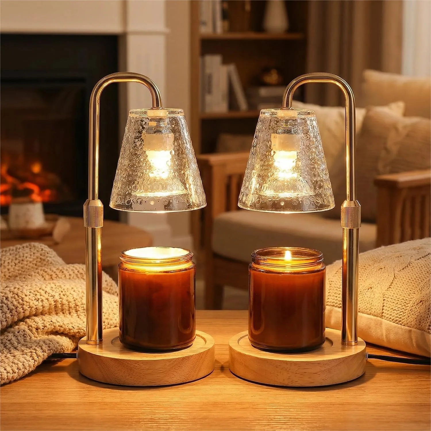 Candle Warmer Lamp with Timer, Dimmable Adjustable Height Candle Heater for Home Decor, Gift for Women Mom Sister, Includes 4
Candle Warmer Lamp with Timer, Dimmable Adjustable Height Candle Heater for Home Decor, Gift for Women Mom Sister, Includes 4