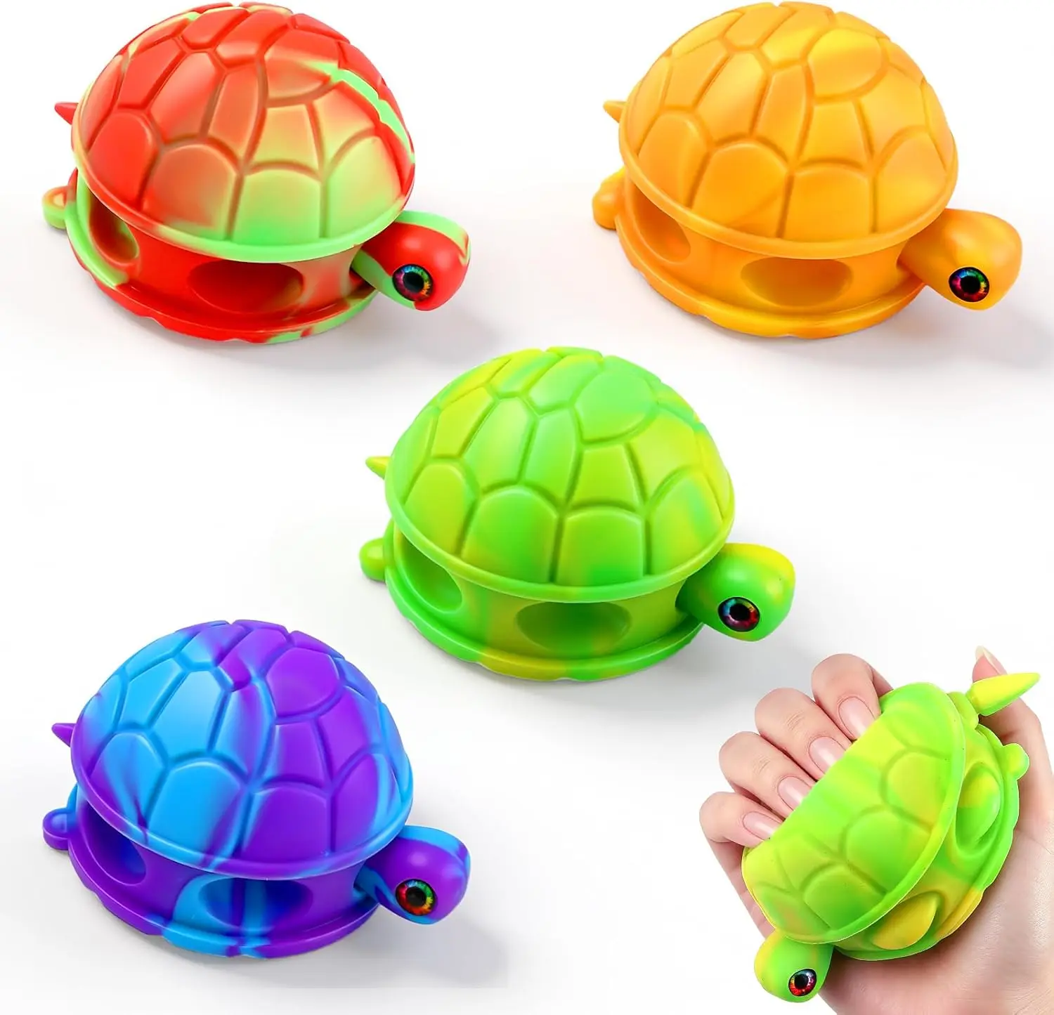 4 Pack Pop Fidget Toys, Tortoise Fidget Toy, Push Bubbles Squeeze Toys Pop Stress Ball Adults Anxiety Stress Reliever Toy Stress Relief Fidget Balls to Relax, for Adults 18 and Up
4 Pack Pop Fidget Toys, Tortoise Fidget Toy, Push Bubbles Squeeze Toys Pop Stress Ball Adults Anxiety Stress Reliever Toy Stress Relief Fidget Balls to Relax, for Adults 18 and Up