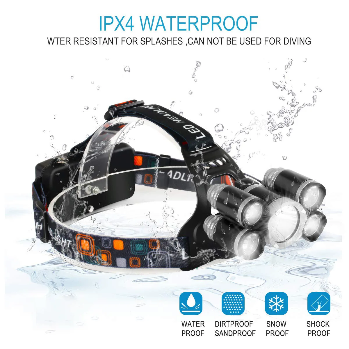 Powerful Headlamps Led Diving Mining Hunting Waterproof 18650 Headlamp Torches Hiking Linterna Cabeza Portable Lighting Lamp
Powerful Headlamps Led Diving Mining Hunting Waterproof 18650 Headlamp Torches Hiking Linterna Cabeza Portable Lighting Lamp