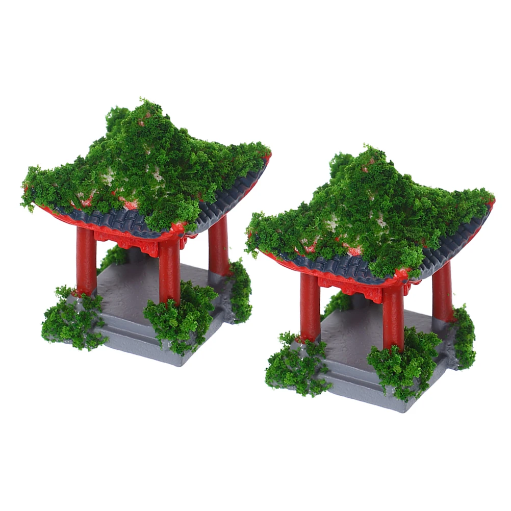 2Pcs Mini Pavilion Statue Realistic Resin Gazebo Decoration Garden Ornaments Fish Tank Accessories Bonsai Adornments Miniature
2Pcs Mini Pavilion Statue Realistic Resin Gazebo Decoration Garden Ornaments Fish Tank Accessories Bonsai Adornments Miniature