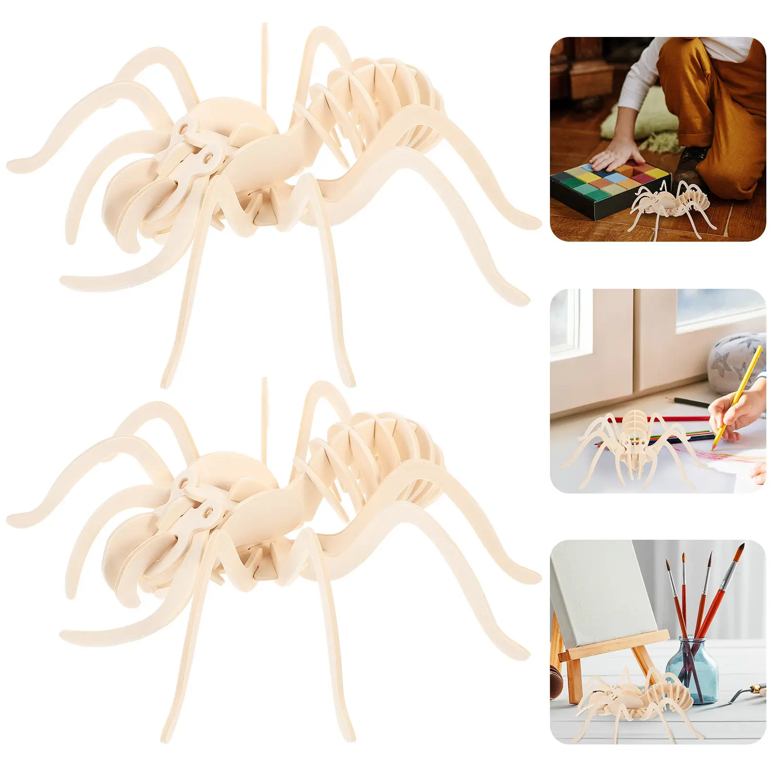 2Pcs Wooden Animals Puzzle 3D Self Assembling Jigsaw for Children Home Office Decoration Develops Imagination Cognitive Skills
2Pcs Wooden Animals Puzzle 3D Self Assembling Jigsaw for Children Home Office Decoration Develops Imagination Cognitive Skills