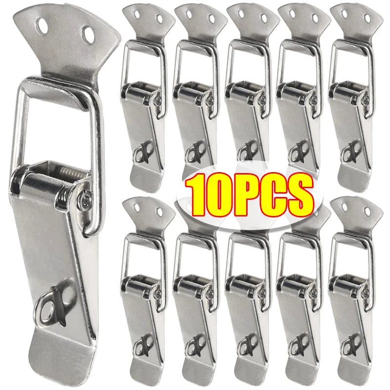 10/1PCS Door Latches Cabinet Spring Catch Boxes Handle Toggle Lock Clamp Hasp Duck Billed Buckles Furniture Wooden Box Clasps
10/1PCS Door Latches Cabinet Spring Catch Boxes Handle Toggle Lock Clamp Hasp Duck Billed Buckles Furniture Wooden Box Clasps