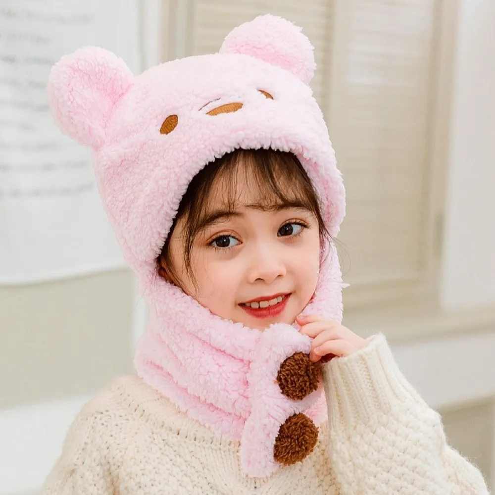 Новая защитная шапка с милым медвежонком, ветрозащитная теплая шапка, шарф, цельный пуловер с защитой от холода, зимняя шапка
Новая защитная шапка с милым медвежонком, ветрозащитная теплая шапка, шарф, цельный пуловер с защитой от холода, зимняя шапка